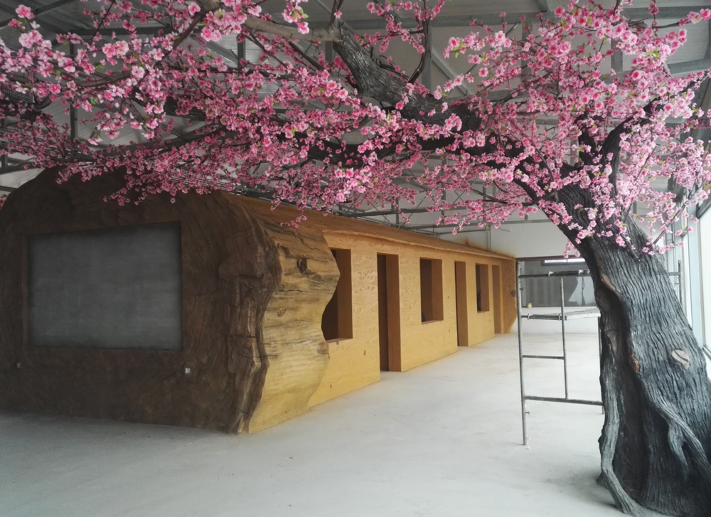 仿真桃花树