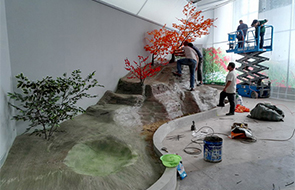 河北博物院《会飞的花——世界珍稀蝴蝶展》展览馆场景制作完成。